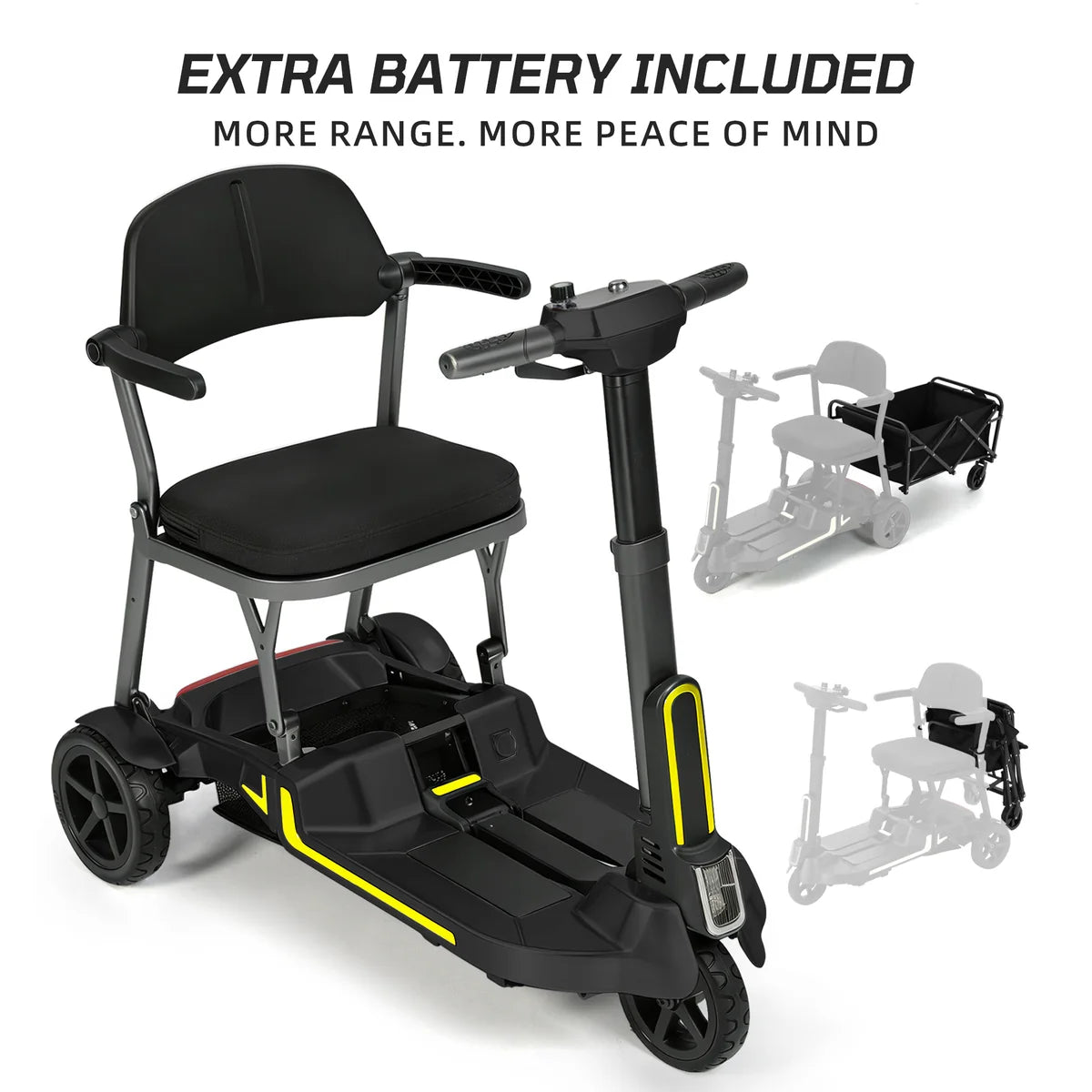 Movaro  Lightweight Foldable Mobility Scooter