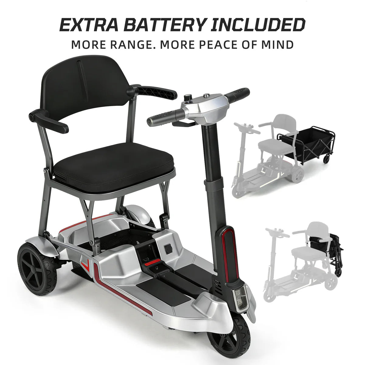 Movaro  Lightweight Foldable Mobility Scooter