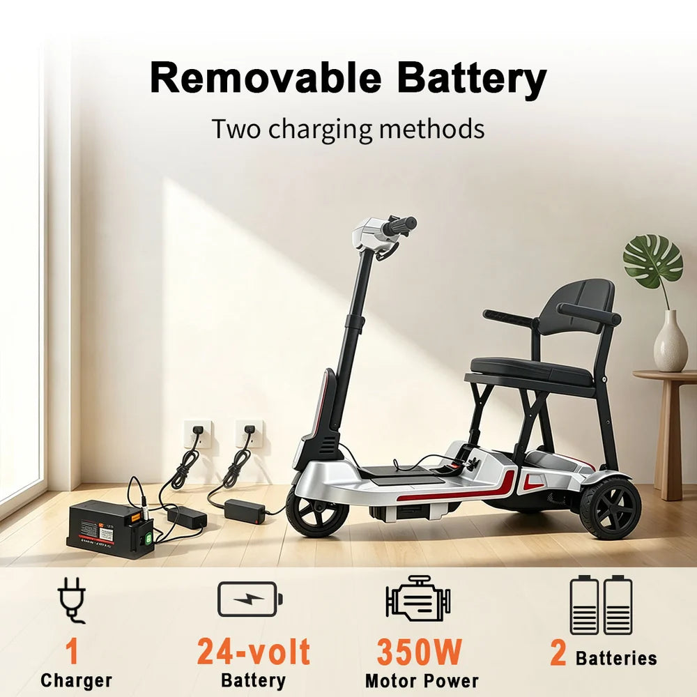 Movaro  Lightweight Foldable Mobility Scooter