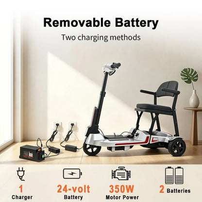 Movaro  Lightweight Foldable Mobility Scooter