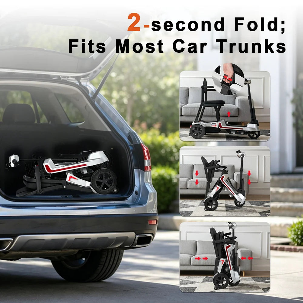Movaro  Lightweight Foldable Mobility Scooter