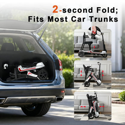 Movaro  Lightweight Foldable Mobility Scooter