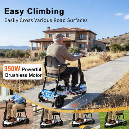 Movaro  Lightweight Foldable Mobility Scooter